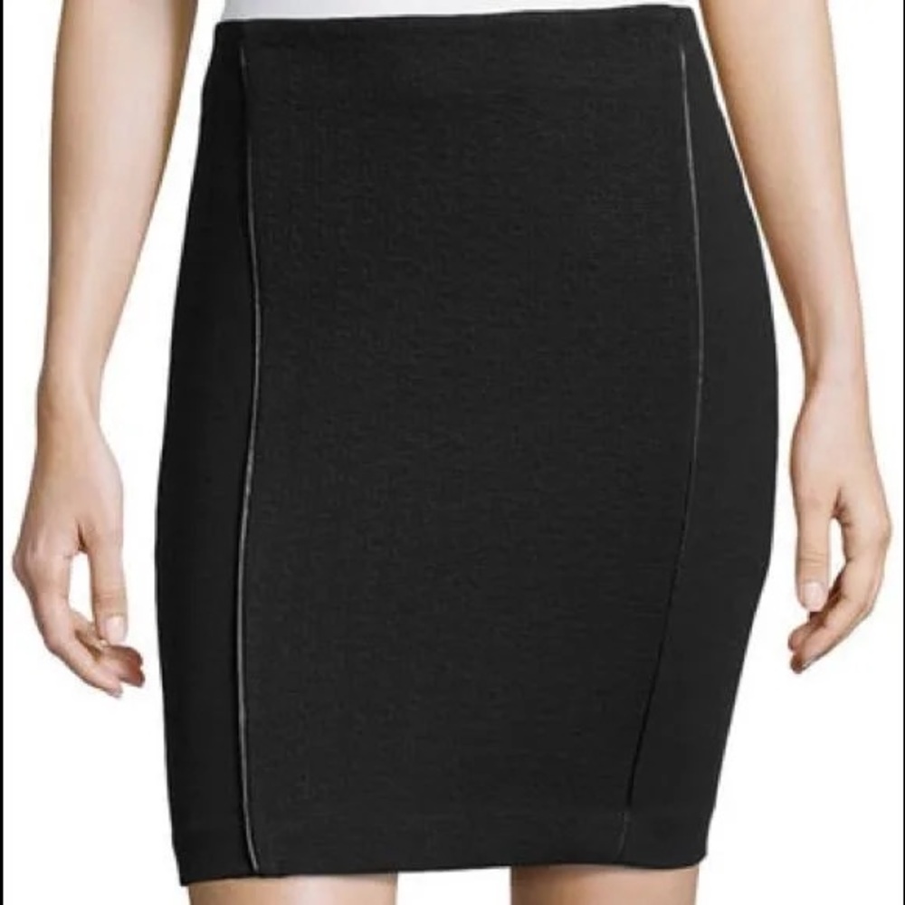 Black Mini Pencil Skirt